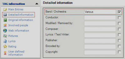 ID3-TagIT &ldquo;Detailed Information&rdquo;